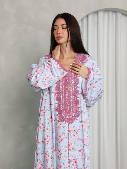 Sky Blossom Kaftan