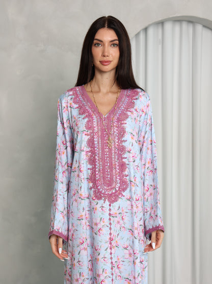 Sky Blossom Kaftan