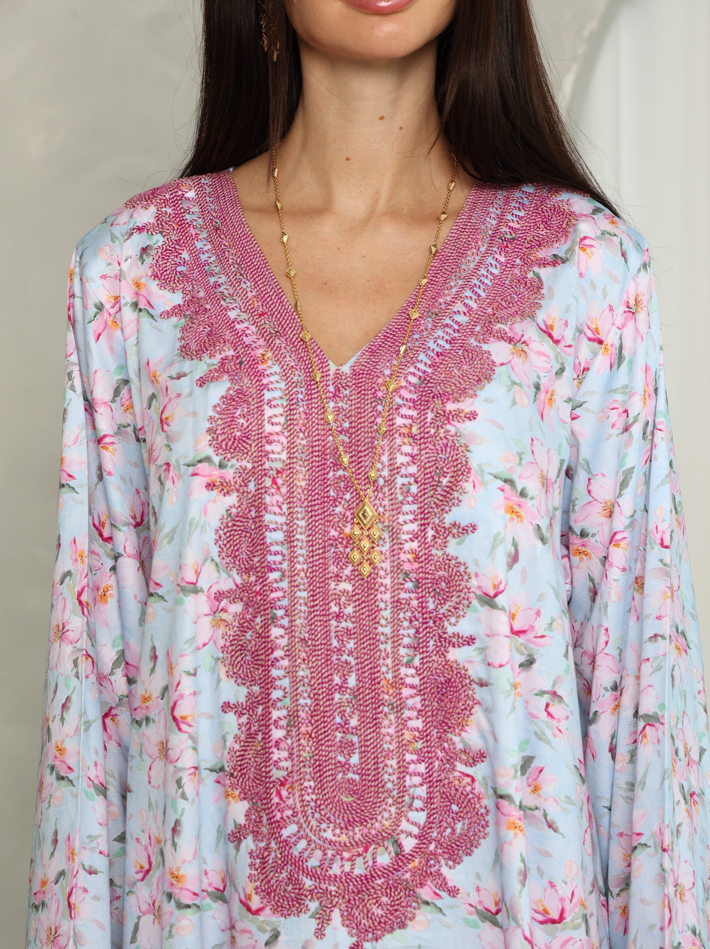 Sky Blossom Kaftan