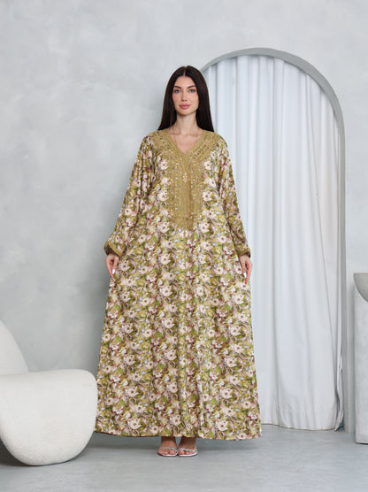 Olive Meadow Kaftan