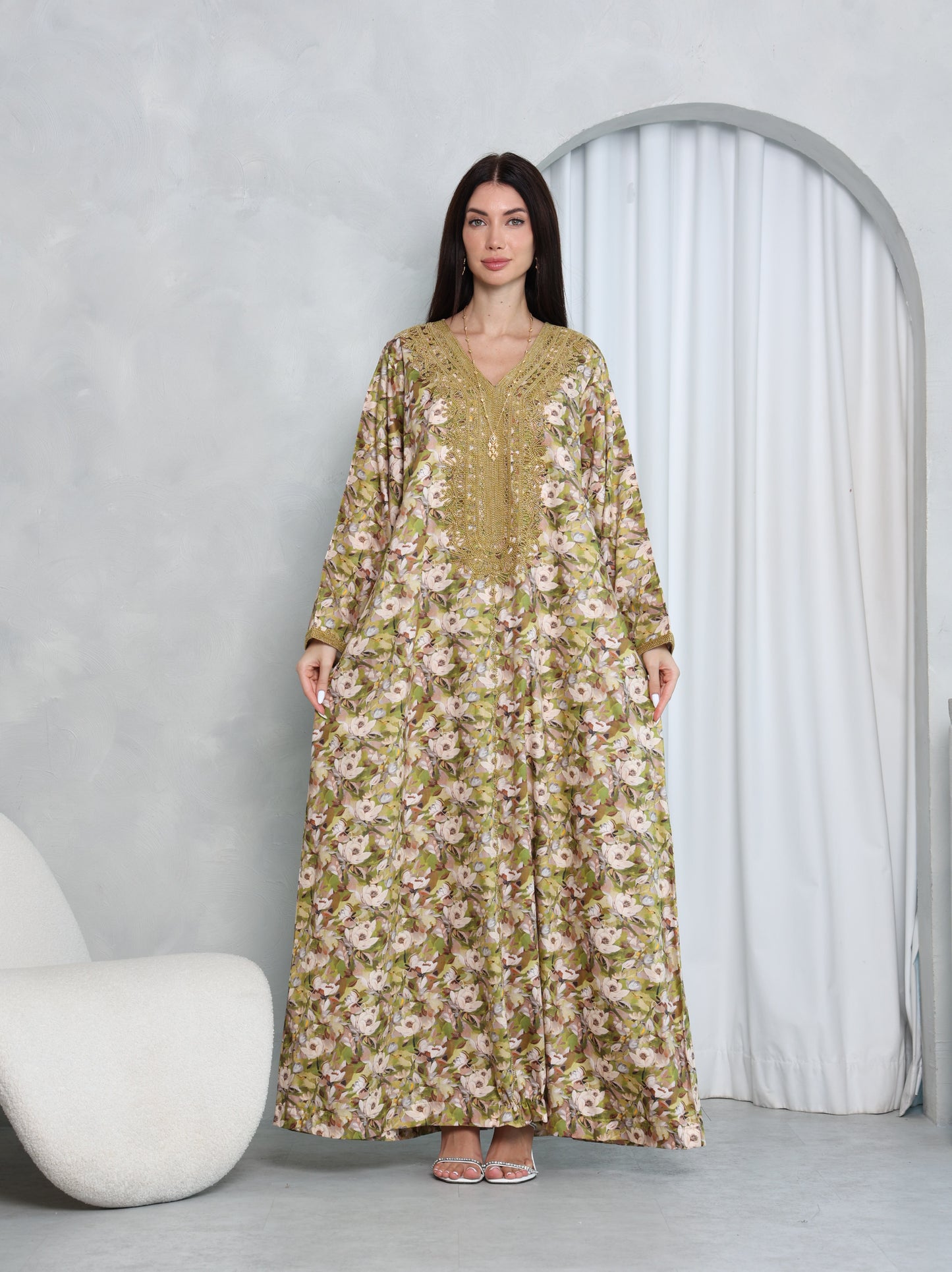 Olive Meadow Kaftan