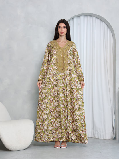 Olive Meadow Kaftan