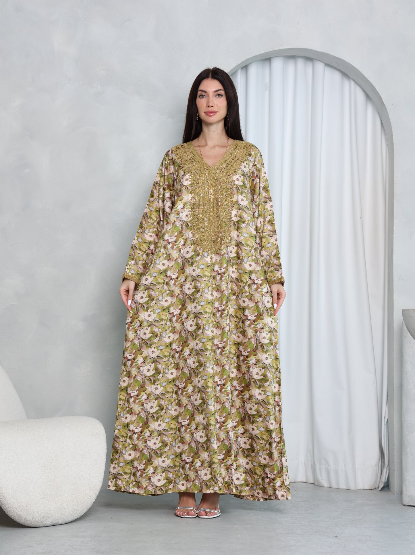 Olive Meadow Kaftan