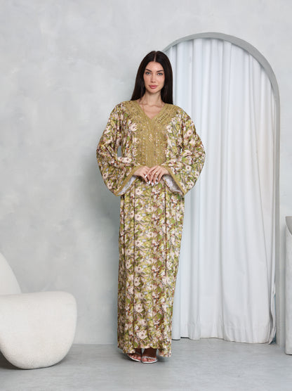 Olive Meadow Kaftan