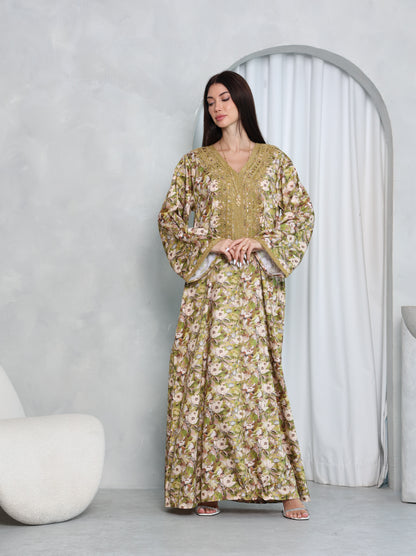 Olive Meadow Kaftan
