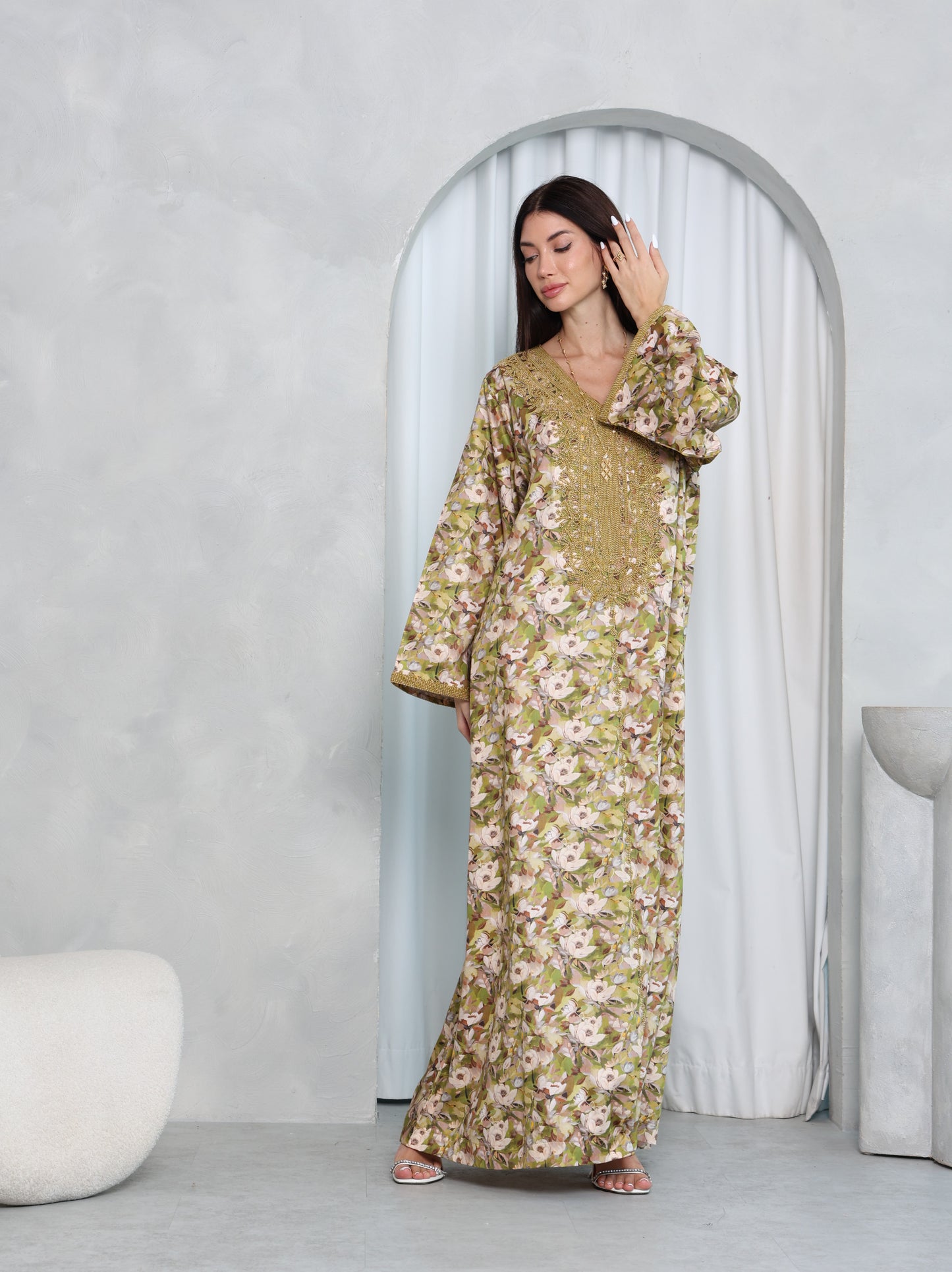 Olive Meadow Kaftan