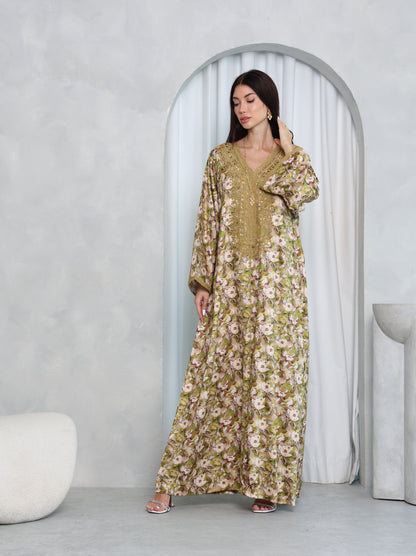 Olive Meadow Kaftan