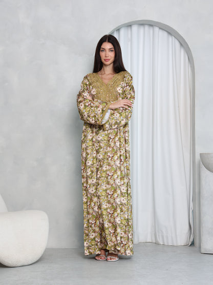Olive Meadow Kaftan
