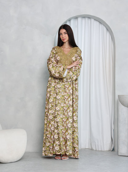 Olive Meadow Kaftan