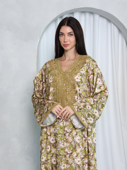 Olive Meadow Kaftan