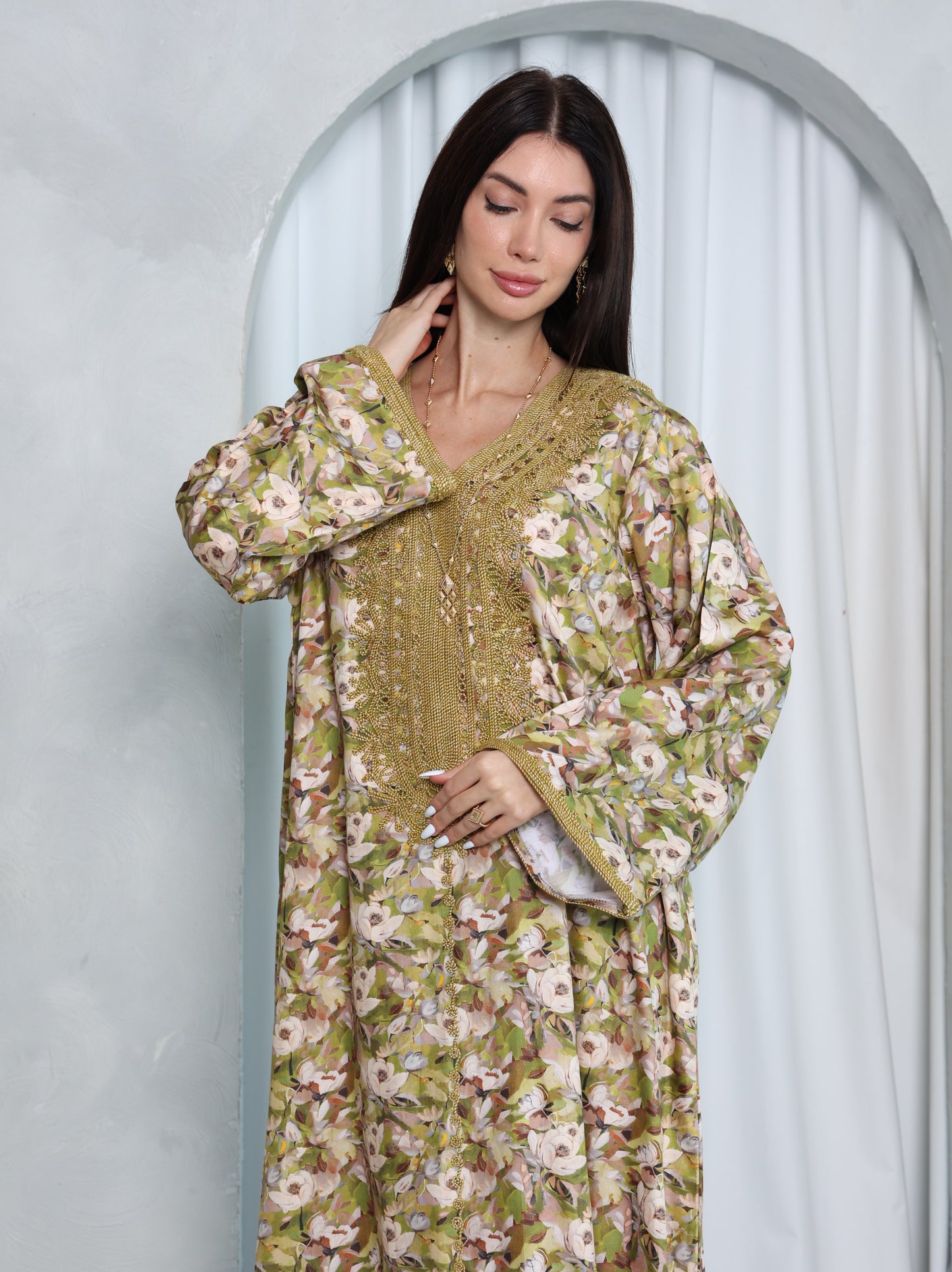 Olive Meadow Kaftan