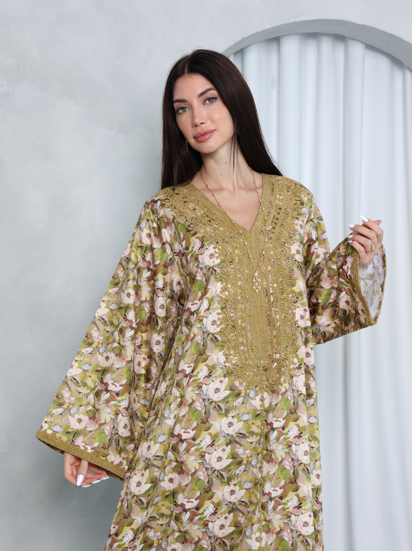 Olive Meadow Kaftan