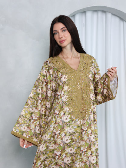 Olive Meadow Kaftan