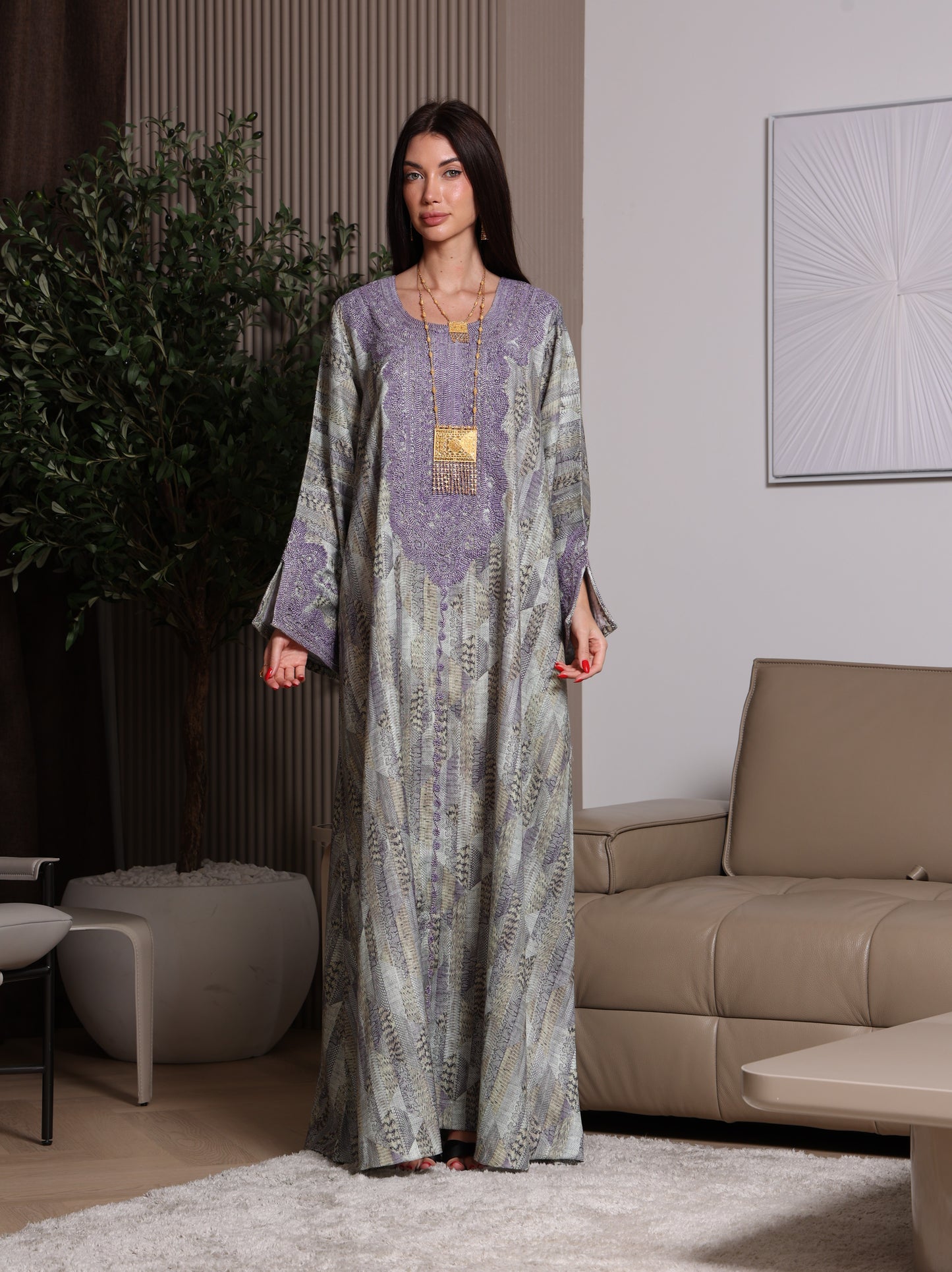 Lavender Mist Kaftan