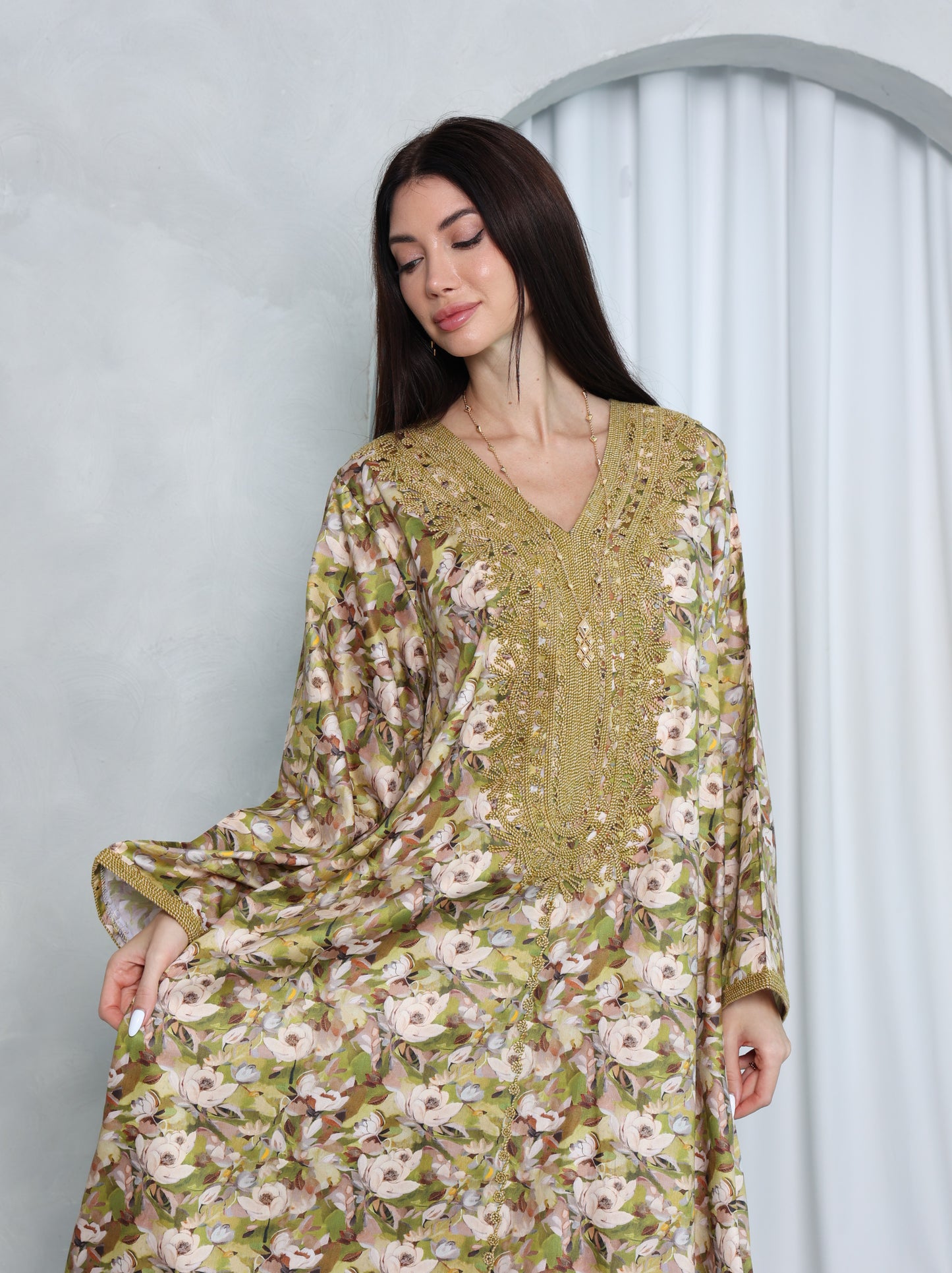Olive Meadow Kaftan