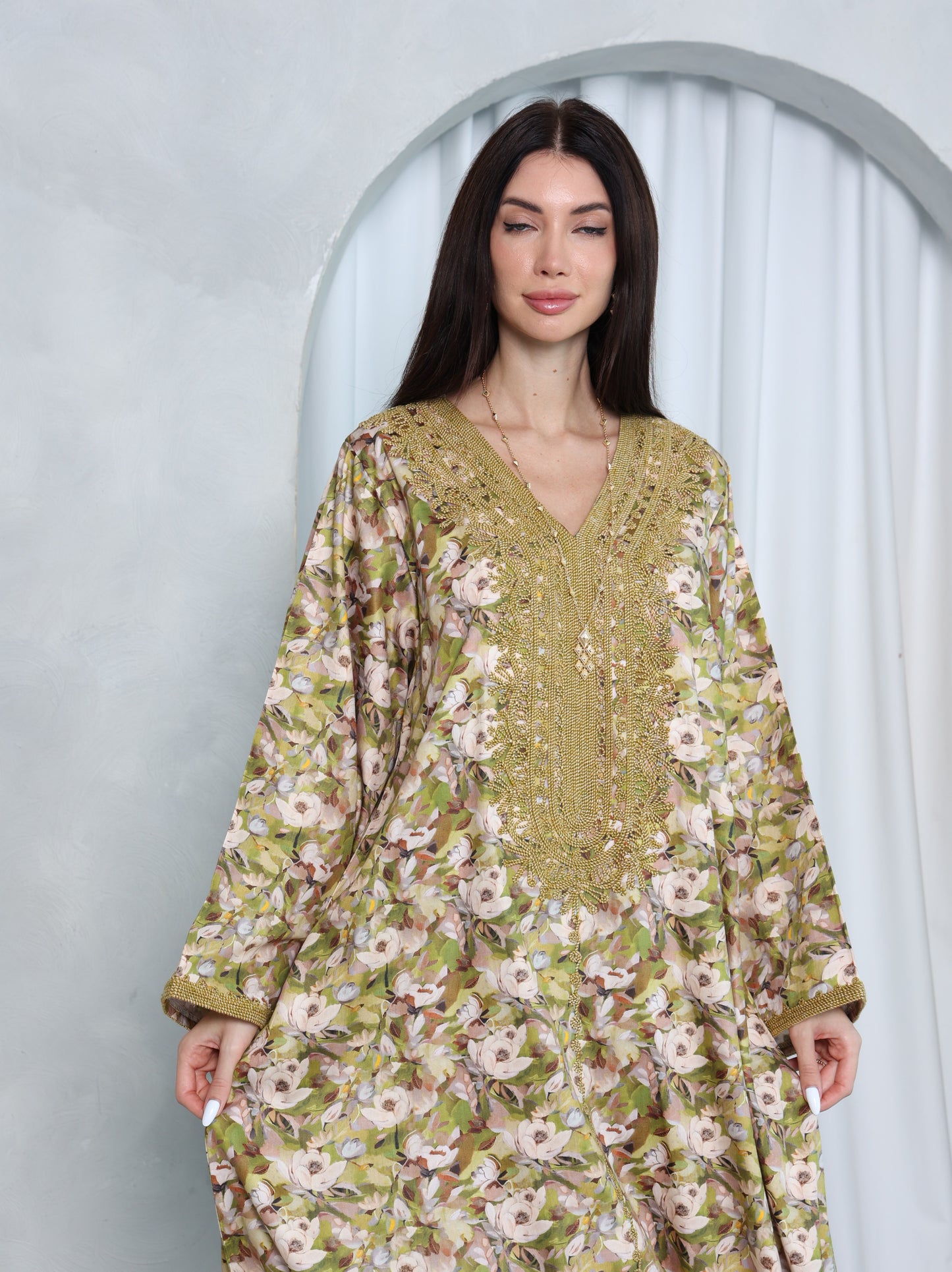 Olive Meadow Kaftan
