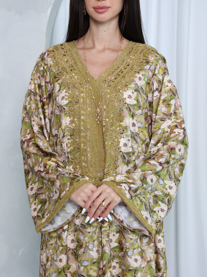 Olive Meadow Kaftan