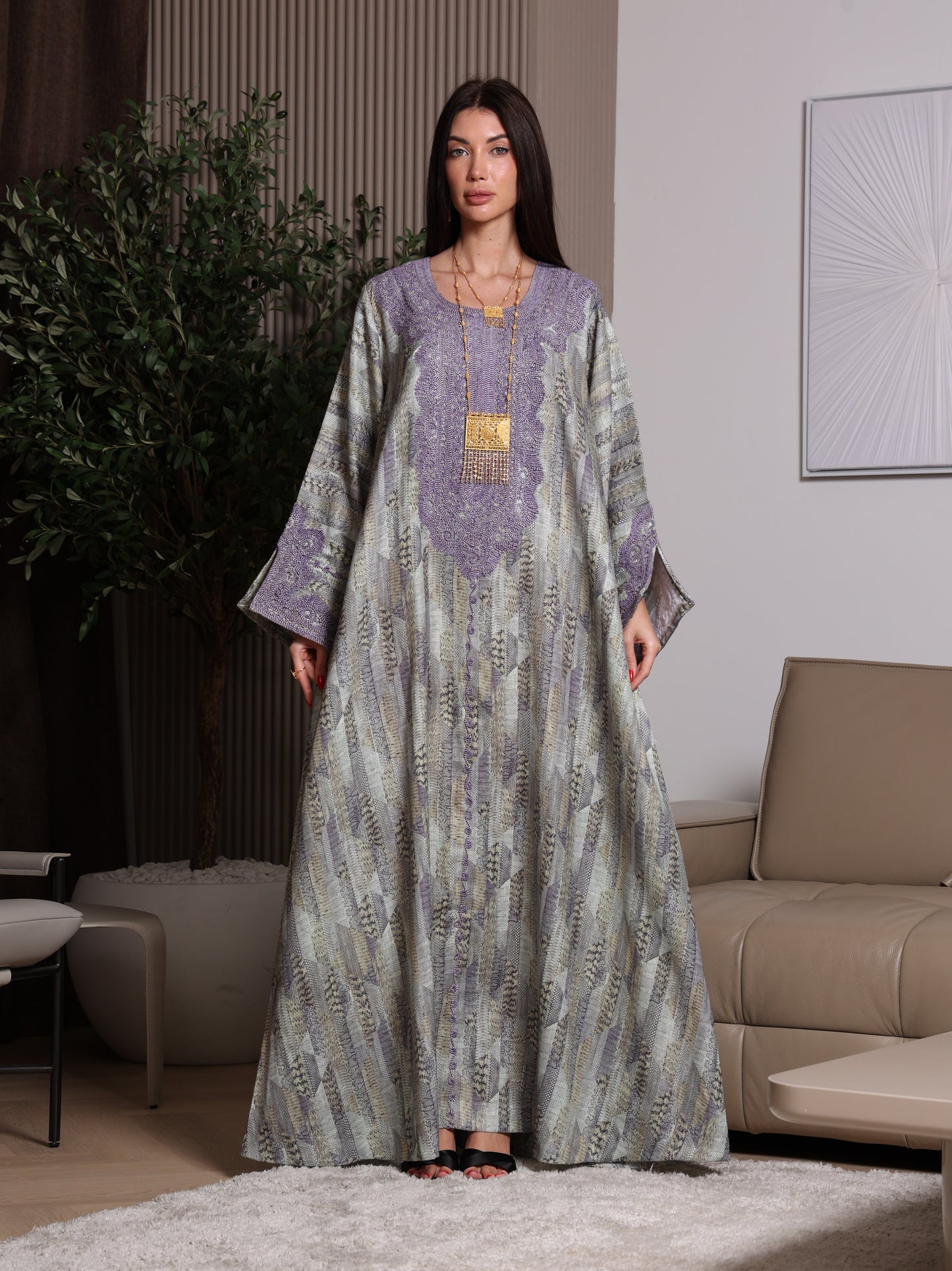 Lavender Mist Kaftan