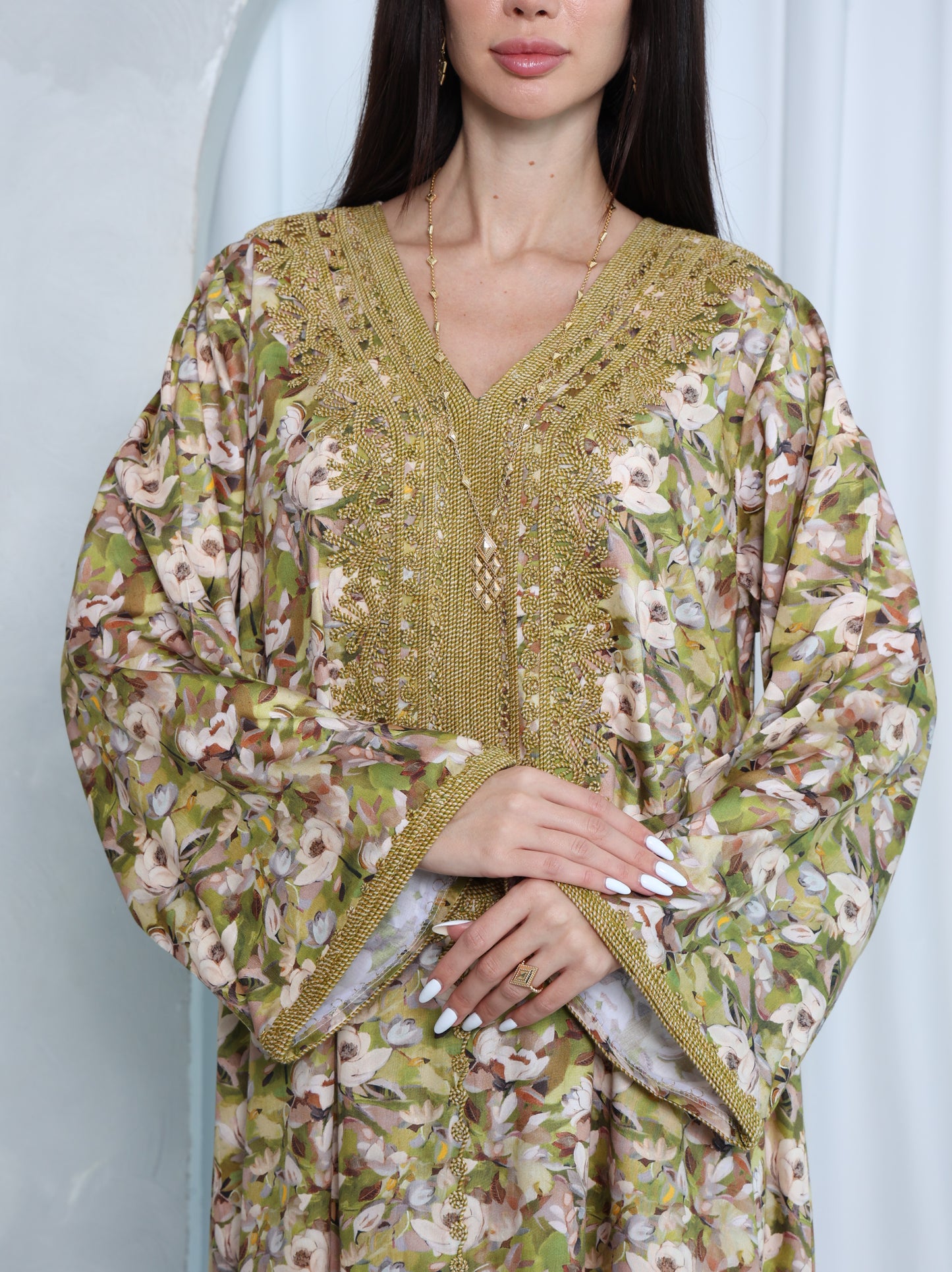 Olive Meadow Kaftan
