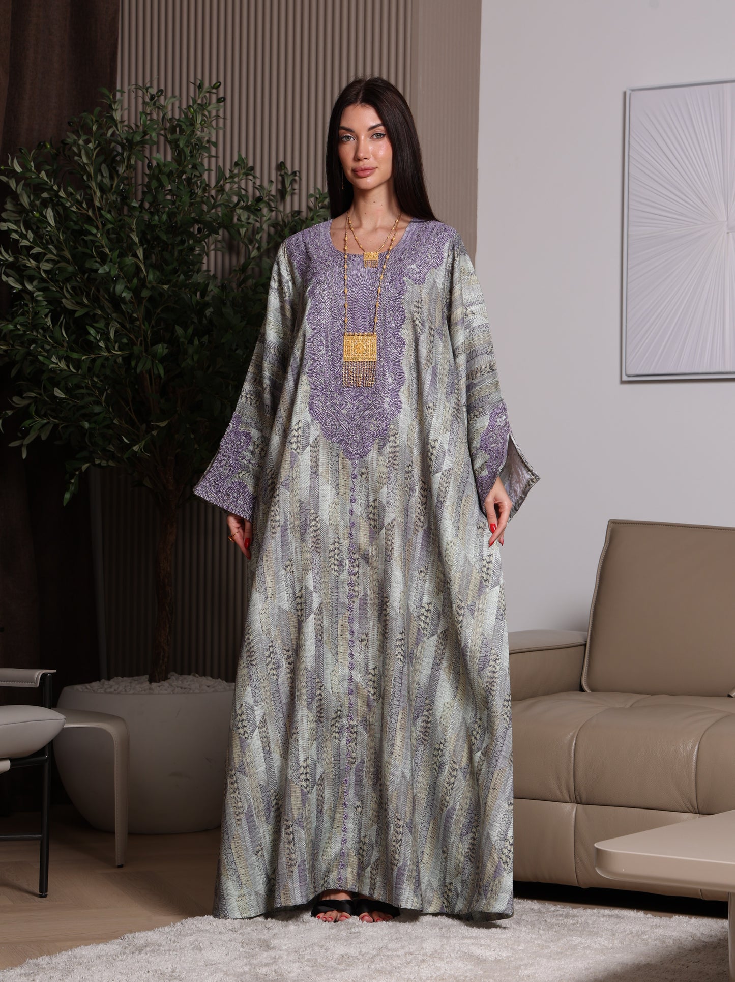 Lavender Mist Kaftan