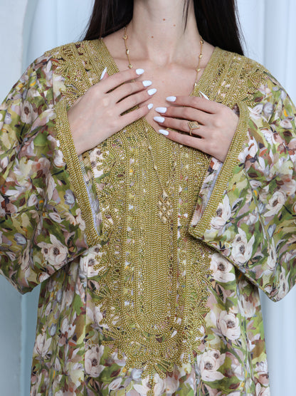 Olive Meadow Kaftan