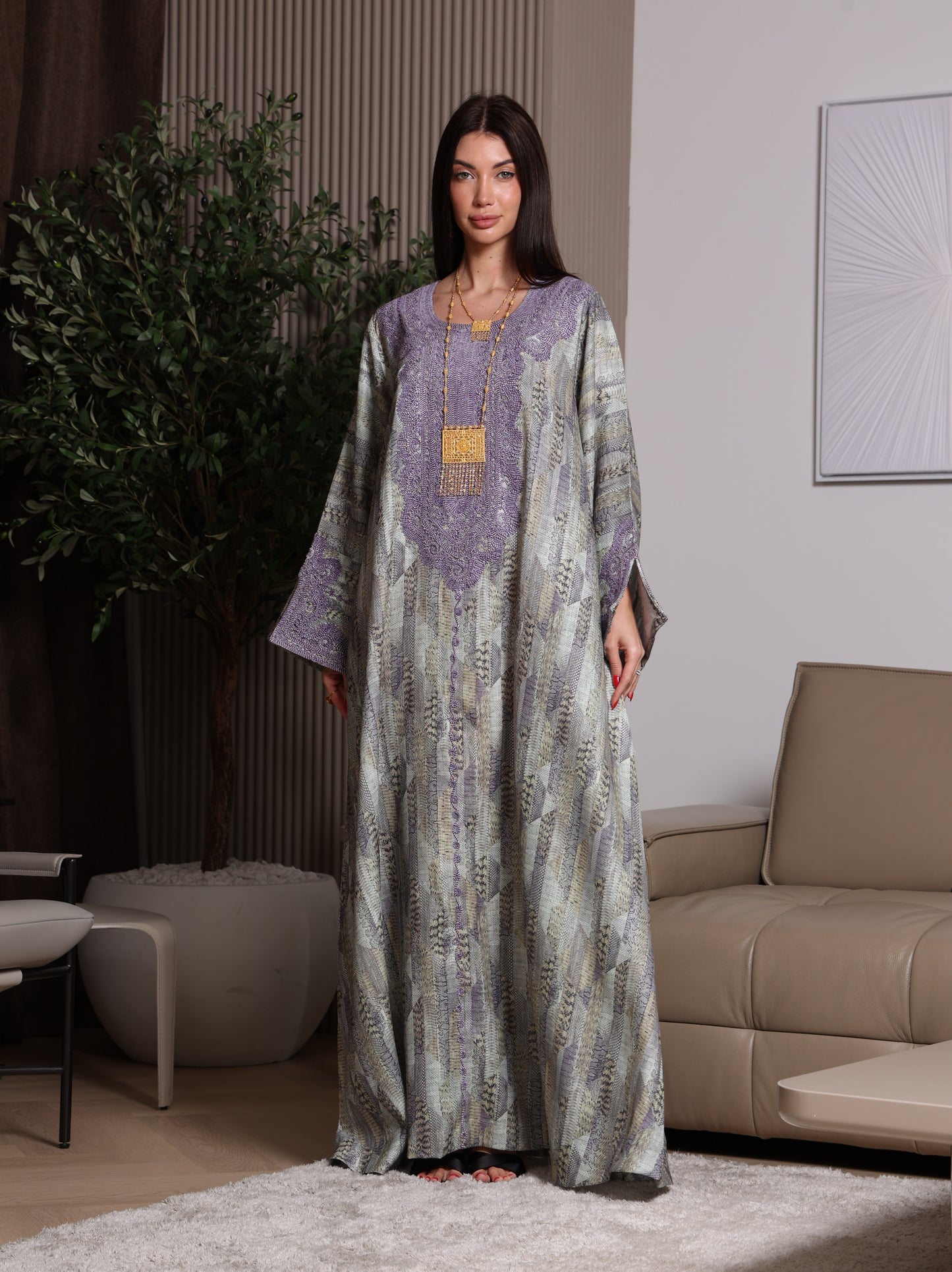 Lavender Mist Kaftan