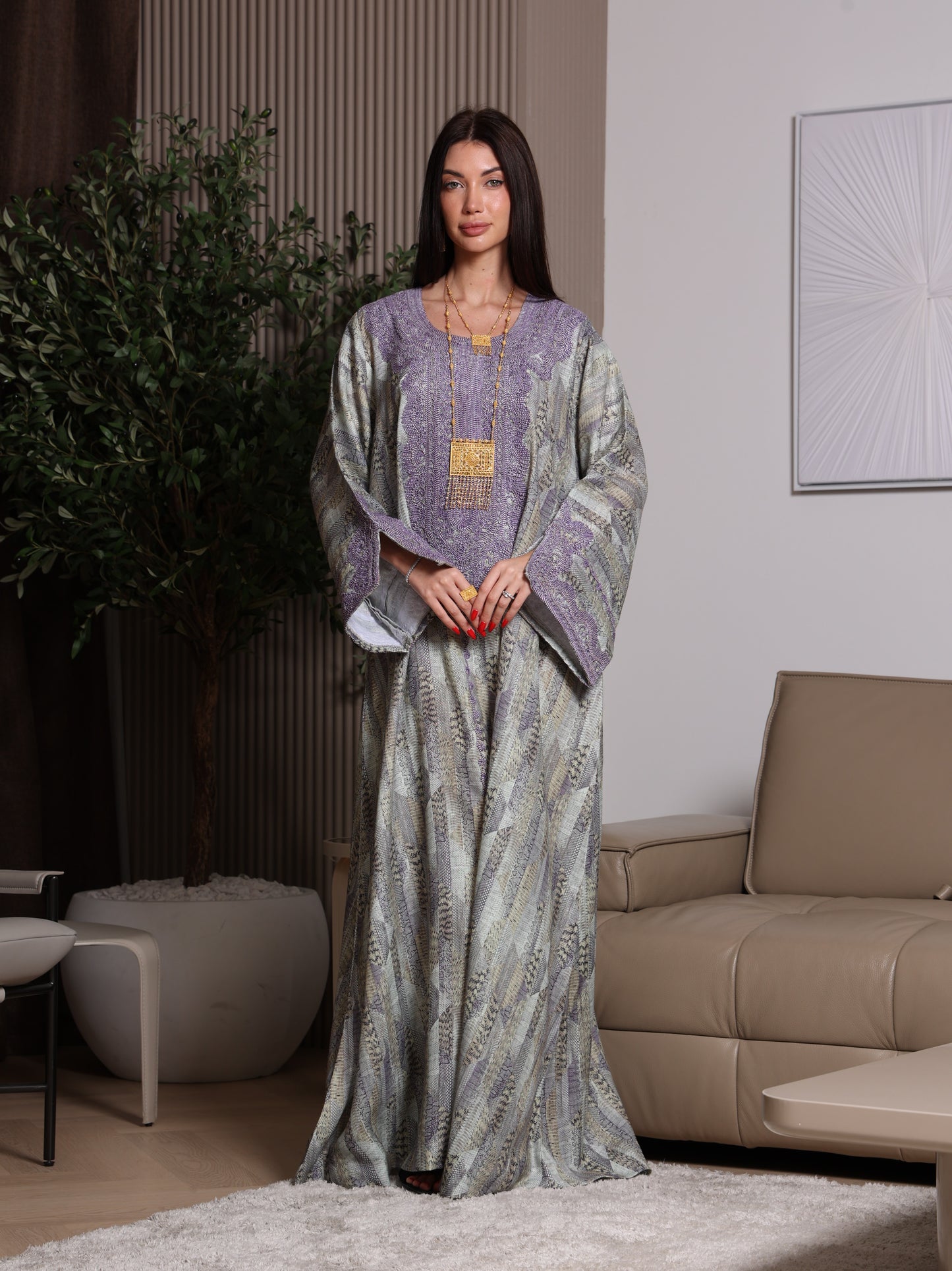 Lavender Mist Kaftan