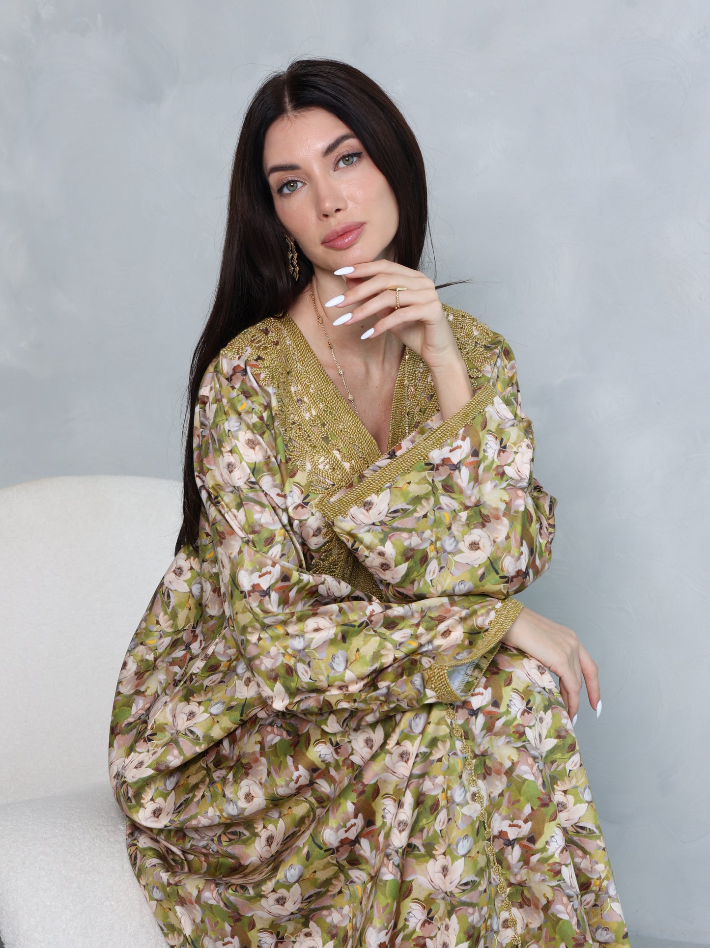 Olive Meadow Kaftan
