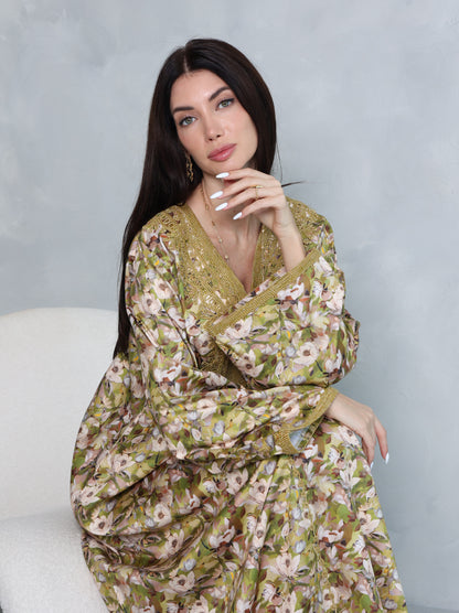 Olive Meadow Kaftan