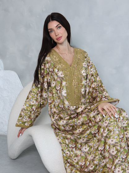 Olive Meadow Kaftan