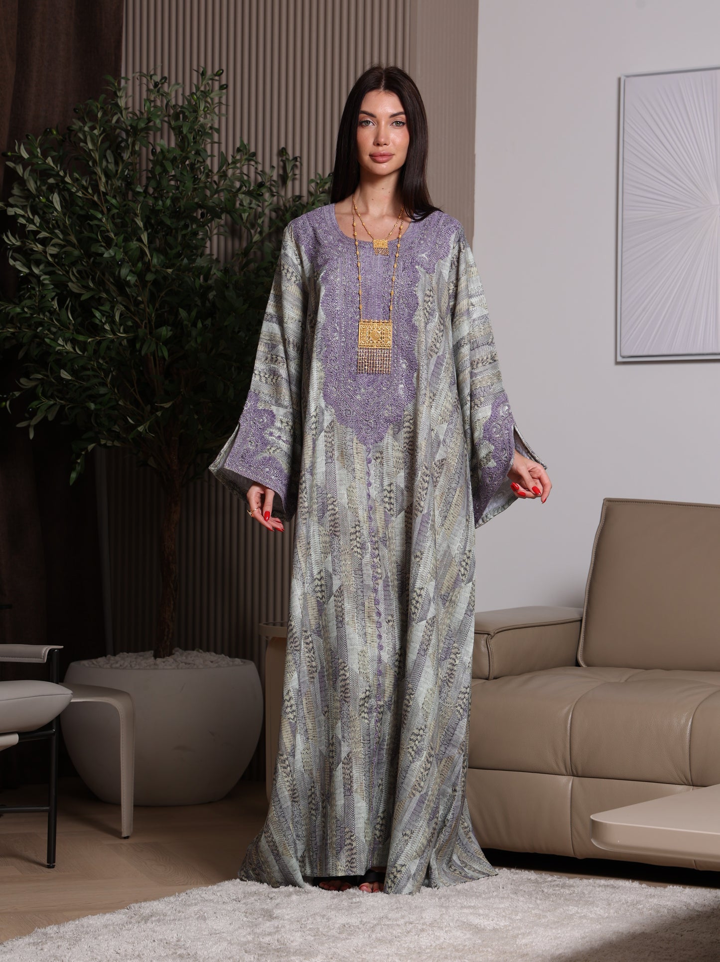 Lavender Mist Kaftan