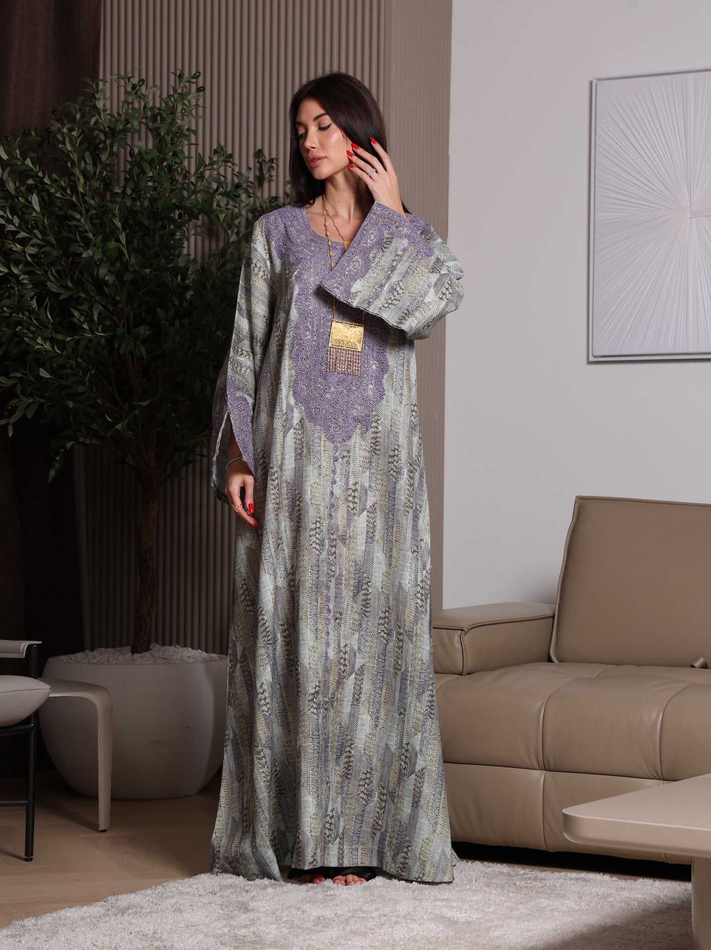 Lavender Mist Kaftan
