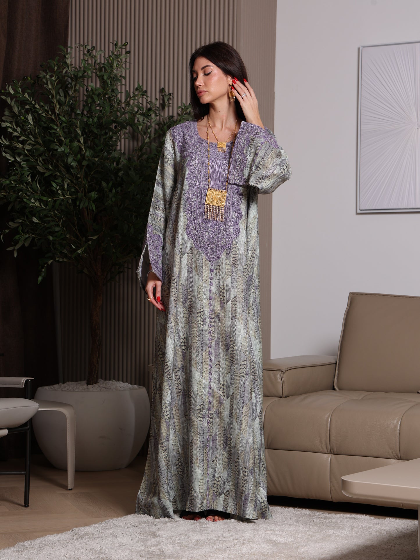 Lavender Mist Kaftan