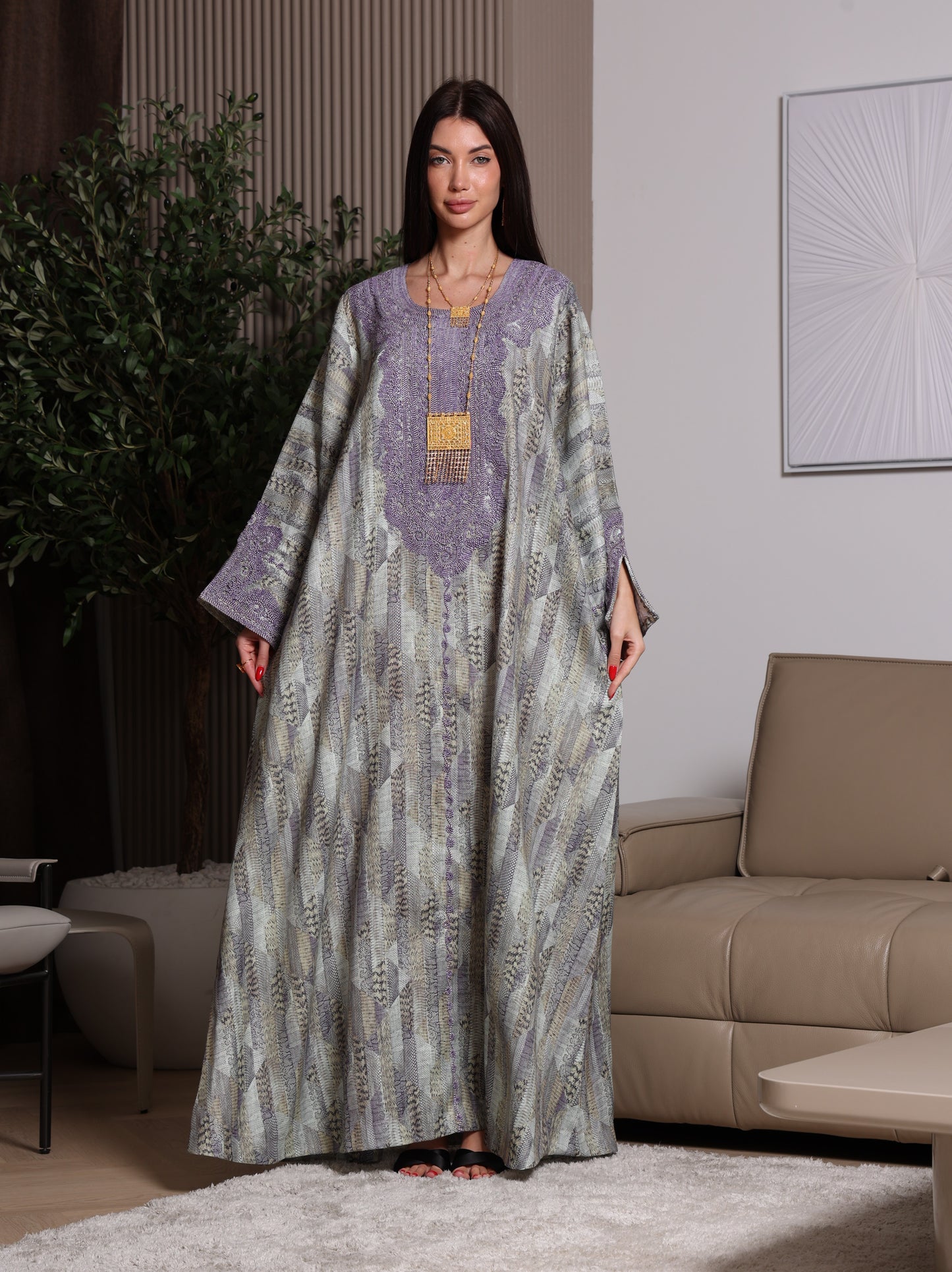 Lavender Mist Kaftan
