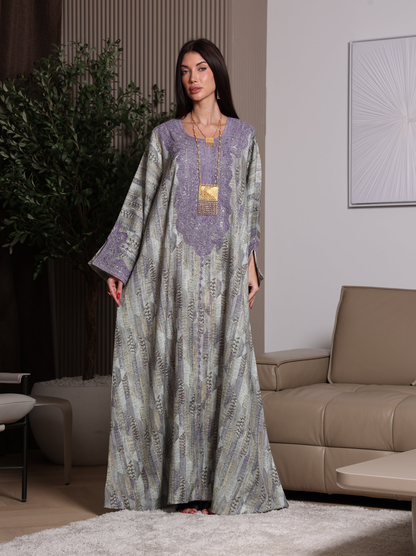 Lavender Mist Kaftan