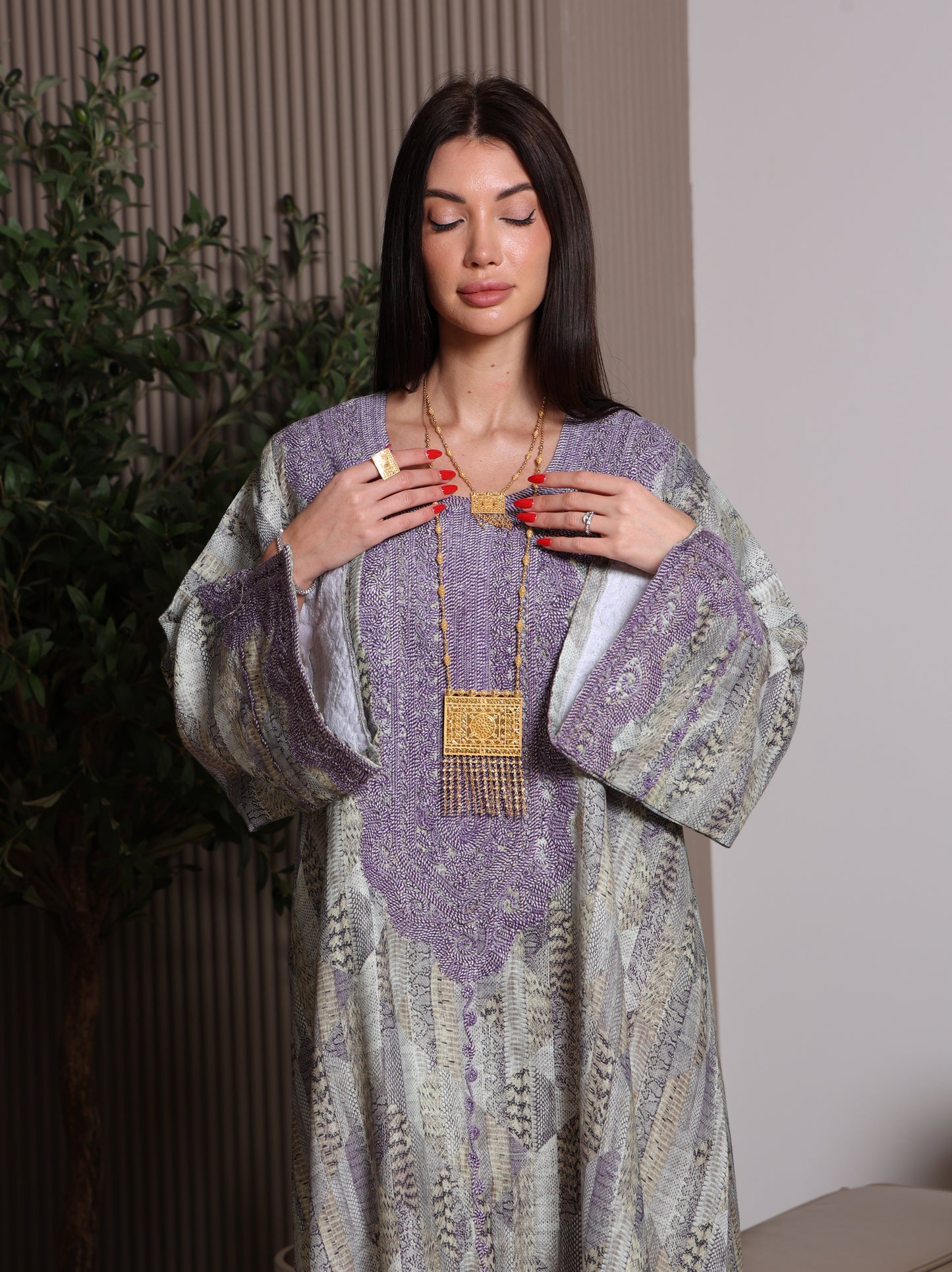 Lavender Mist Kaftan
