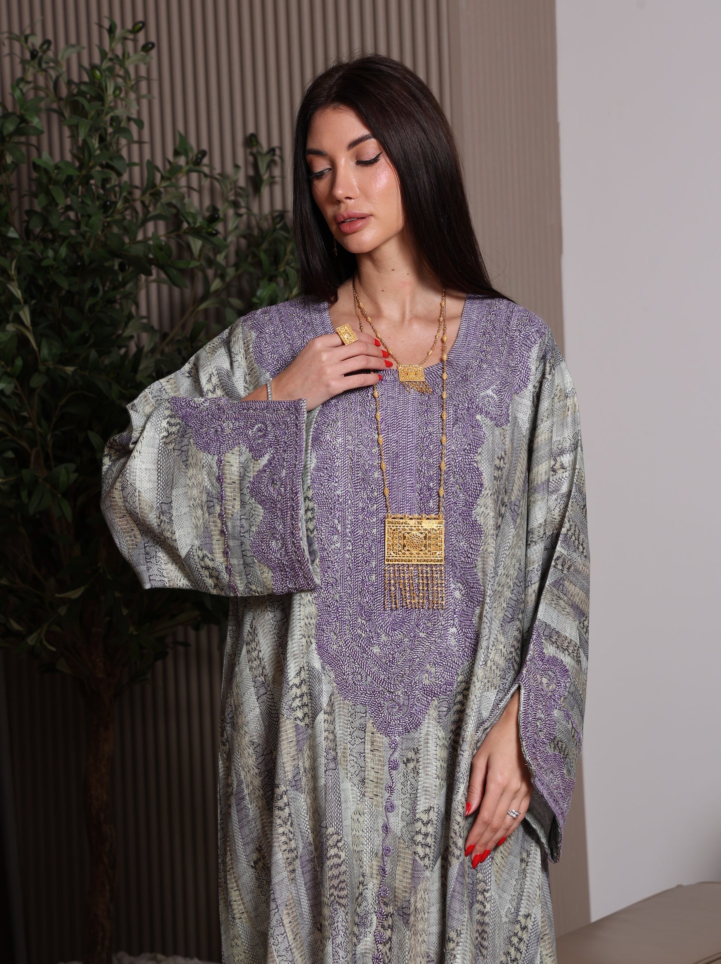 Lavender Mist Kaftan
