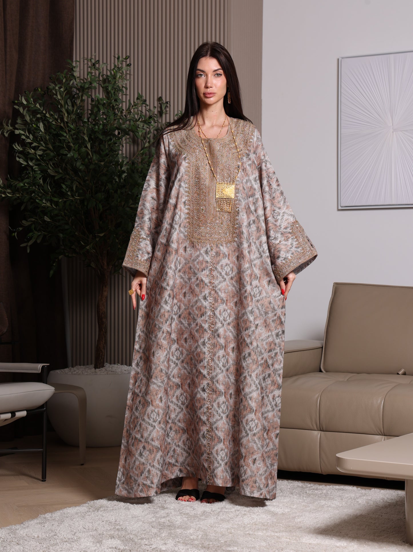 Mocha Mirage Kaftan