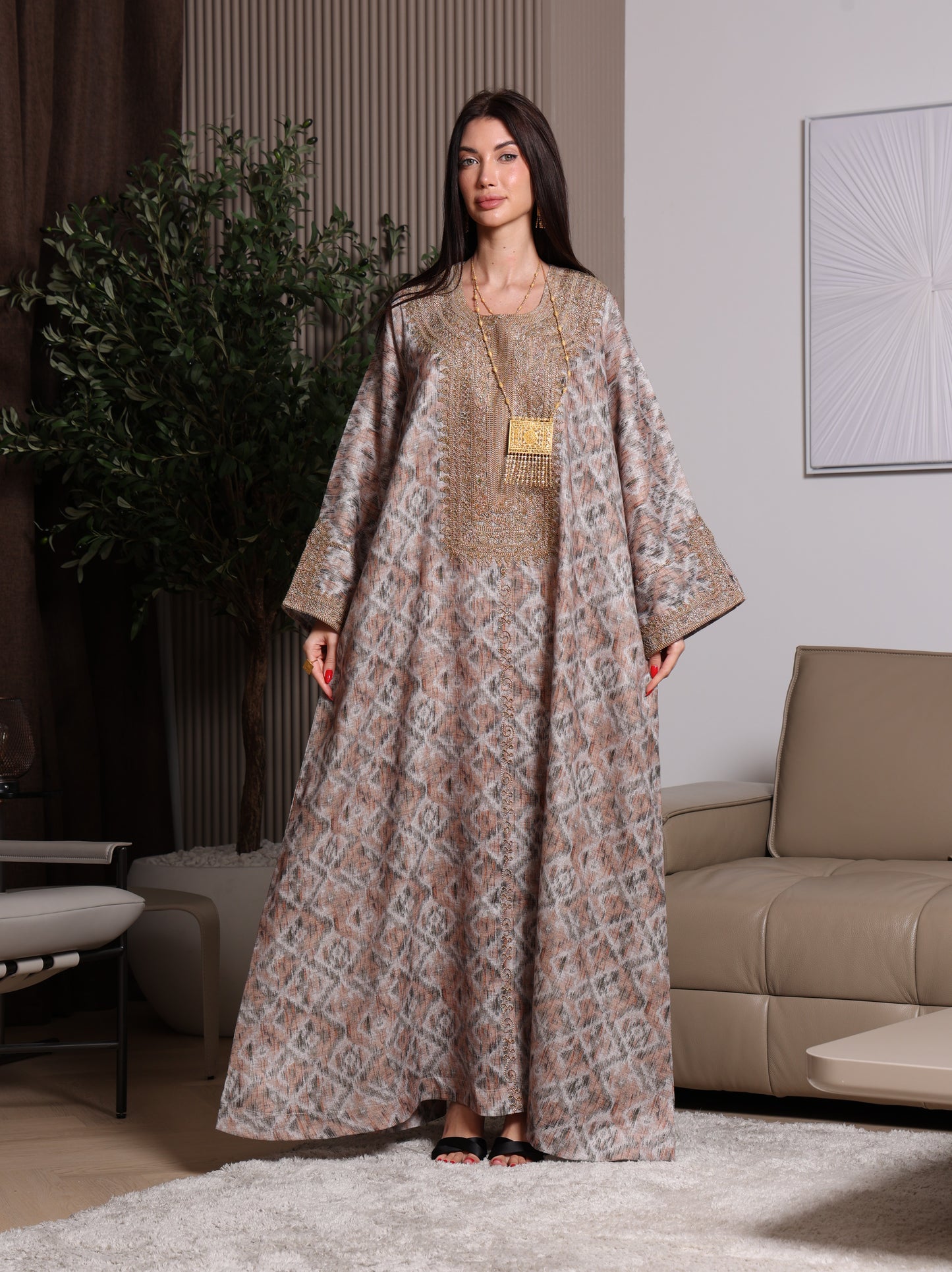 Mocha Mirage Kaftan