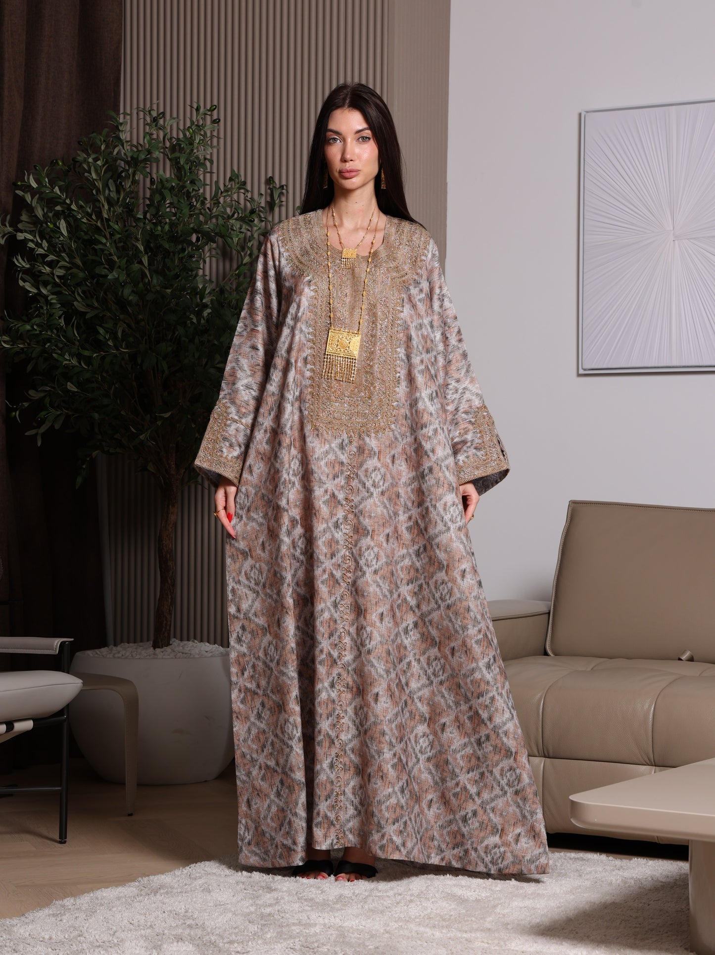 Mocha Mirage Kaftan