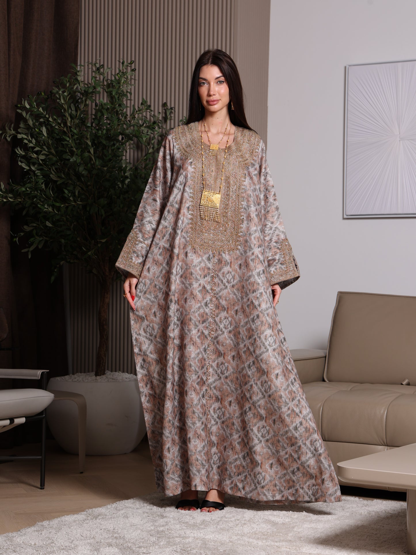 Mocha Mirage Kaftan