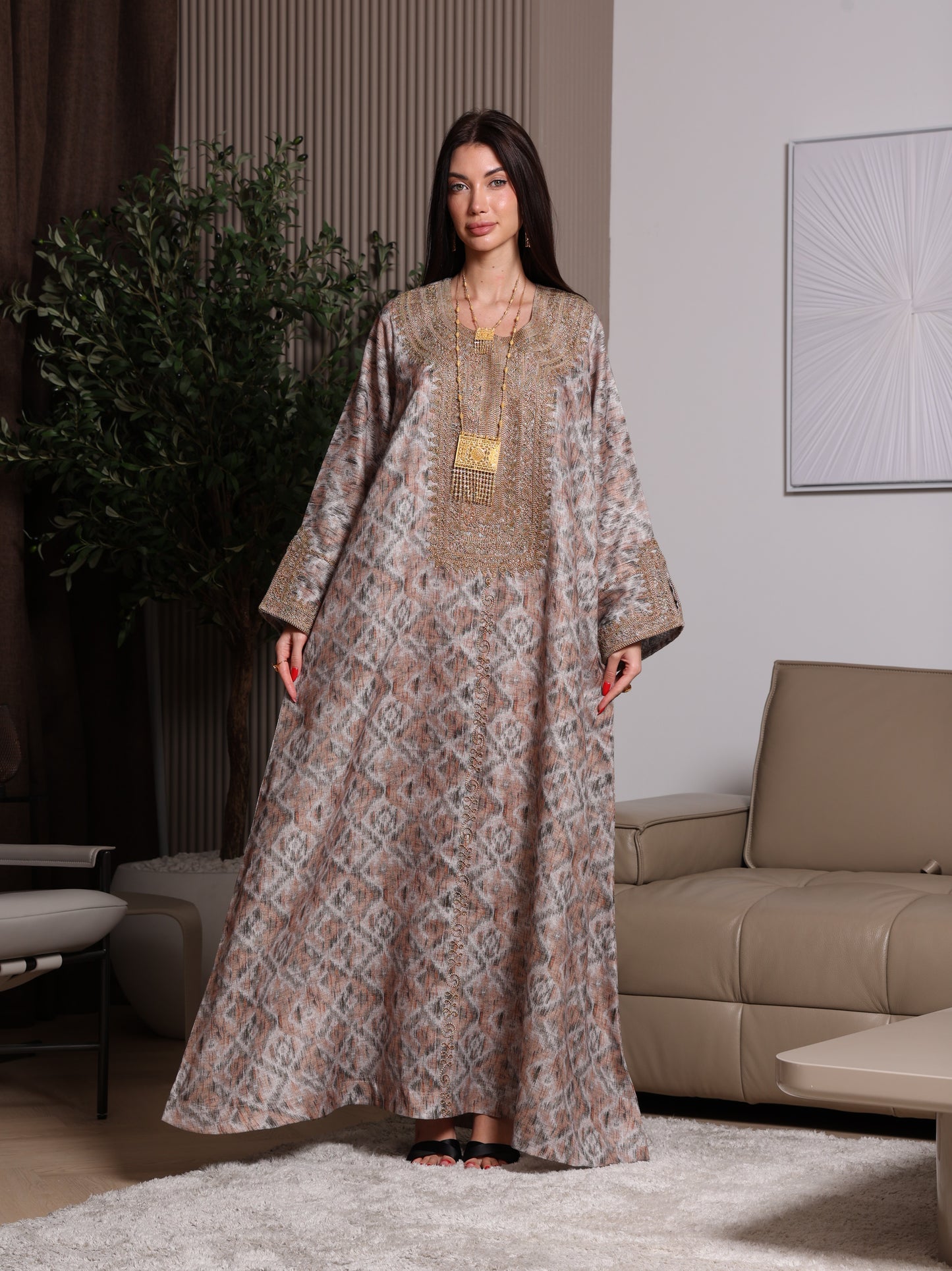 Mocha Mirage Kaftan