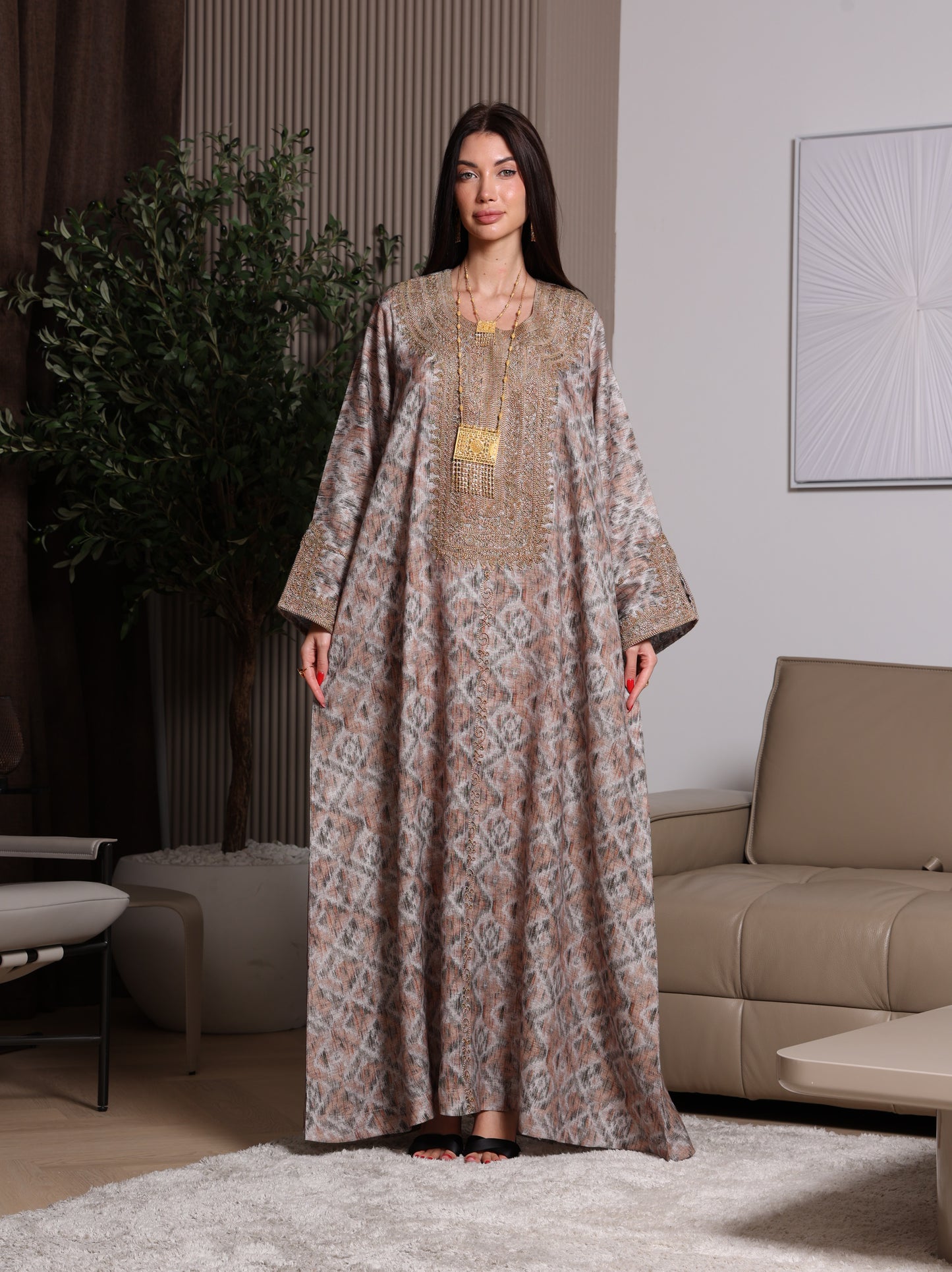 Mocha Mirage Kaftan
