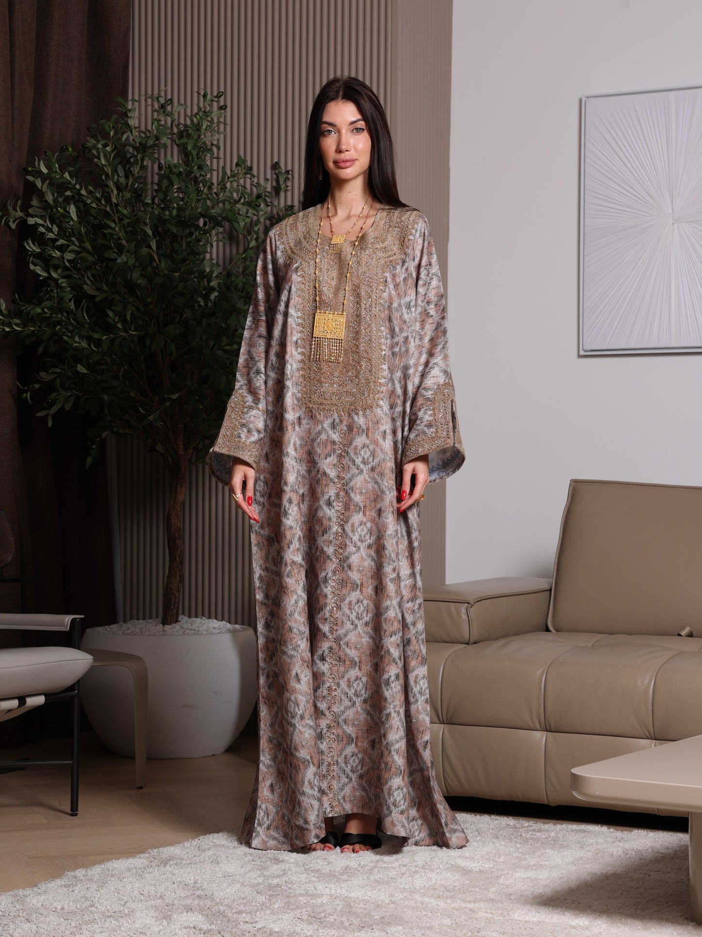 Mocha Mirage Kaftan