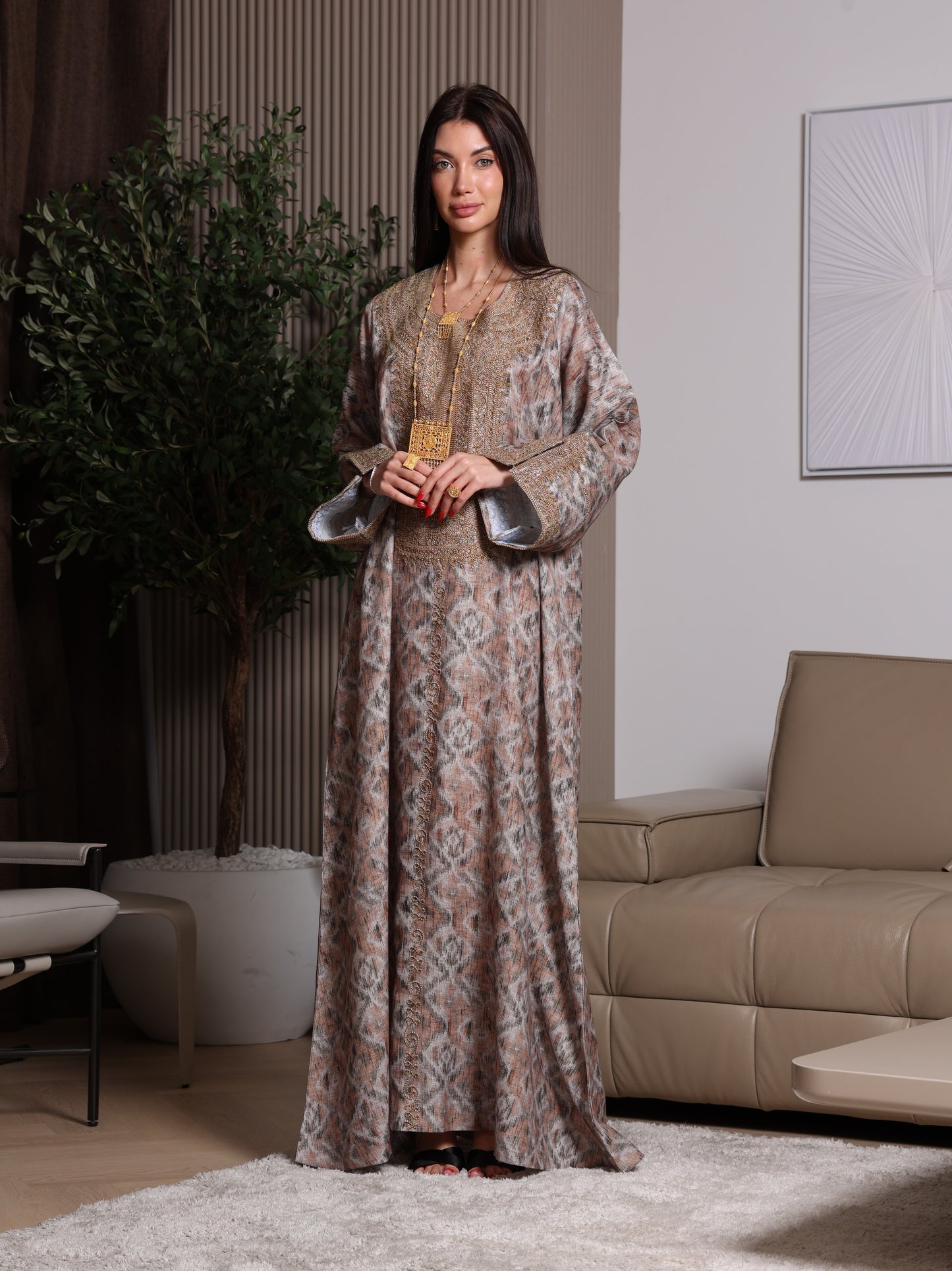 Mocha Mirage Kaftan