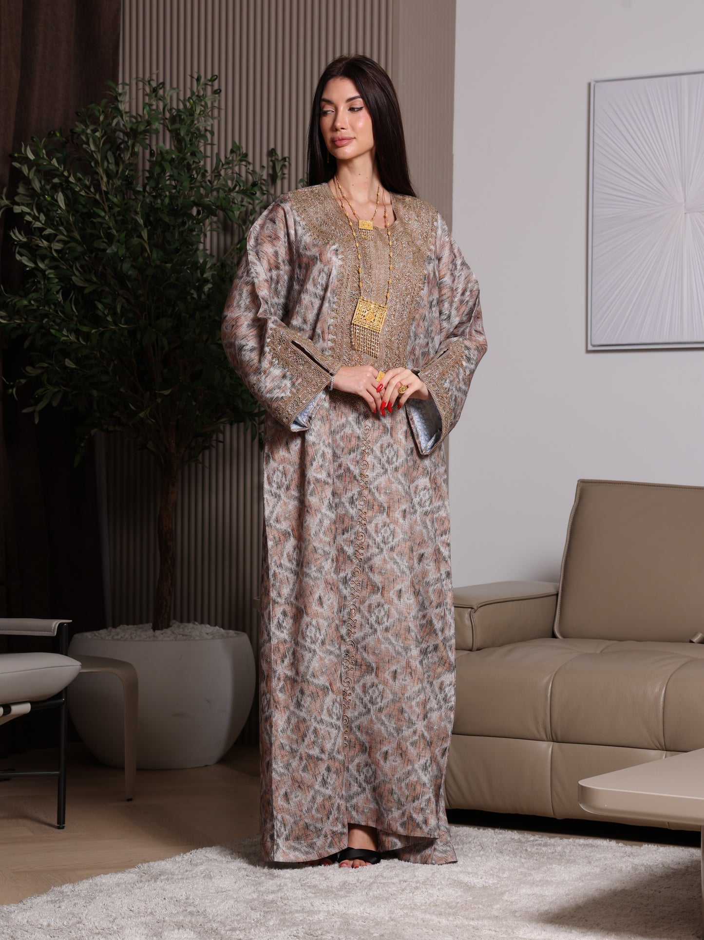 Mocha Mirage Kaftan