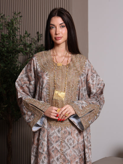 Mocha Mirage Kaftan