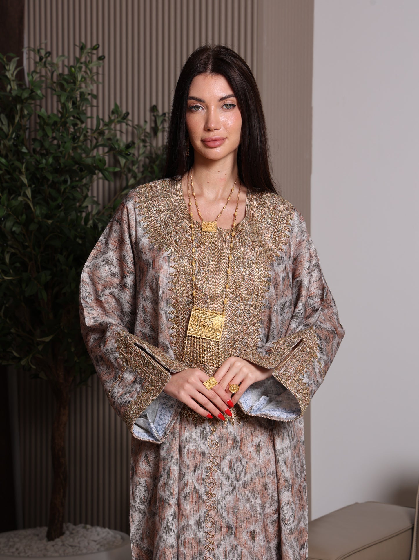 Mocha Mirage Kaftan