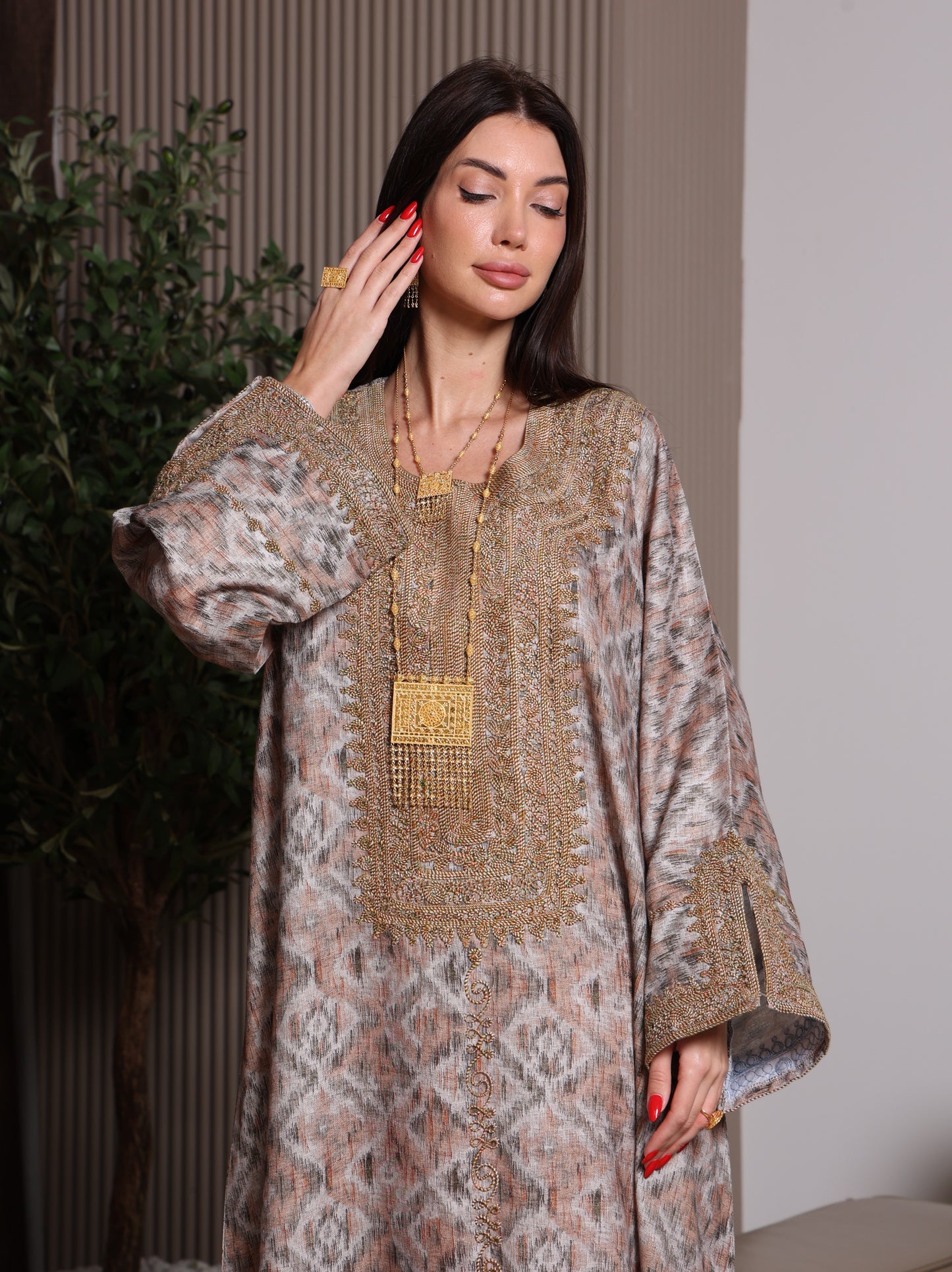 Mocha Mirage Kaftan