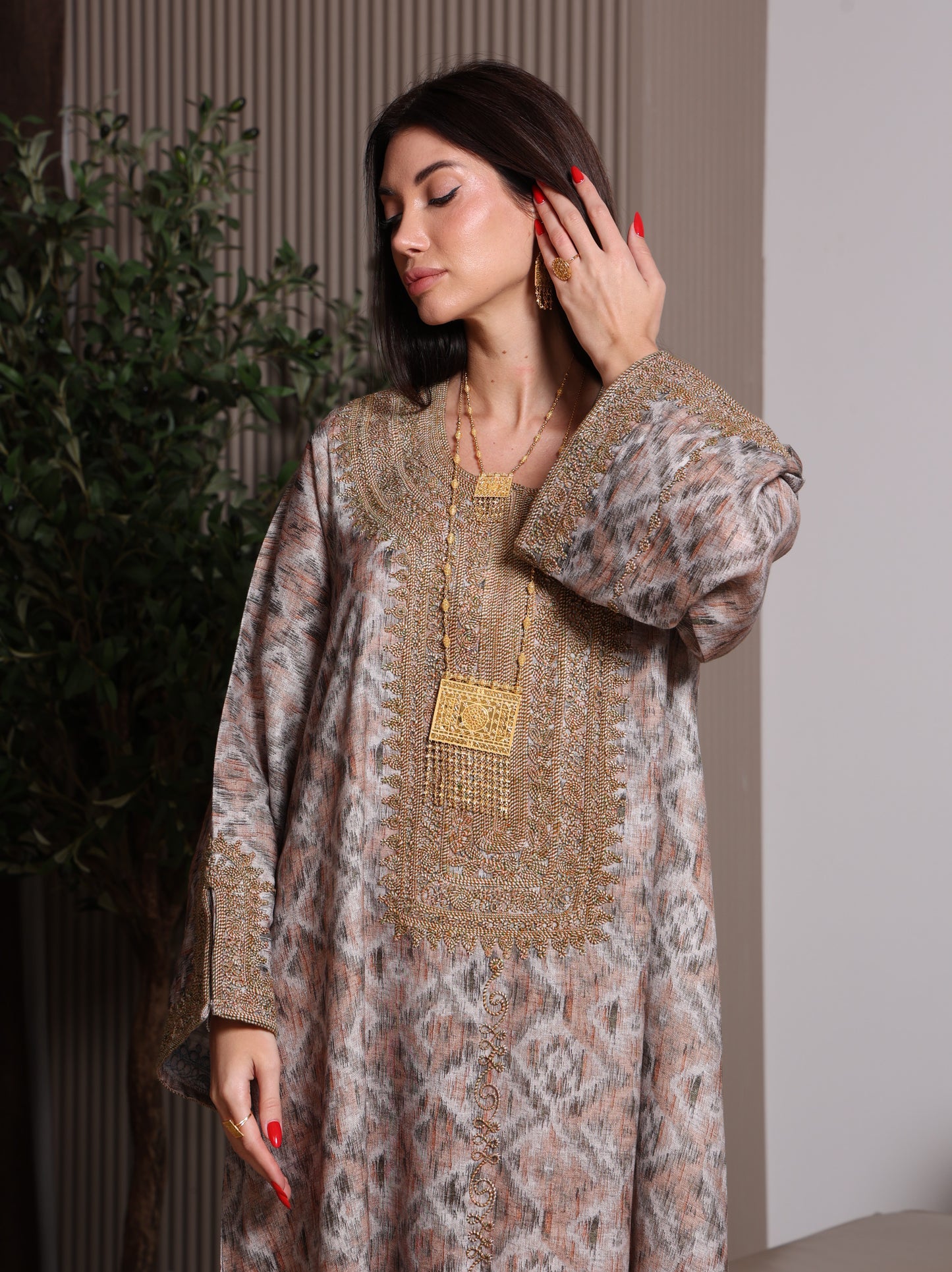 Mocha Mirage Kaftan